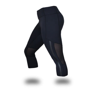 Thalia 3/4 leggings Black left side