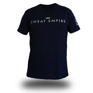 Unisex sweatyafdottir tee navy front