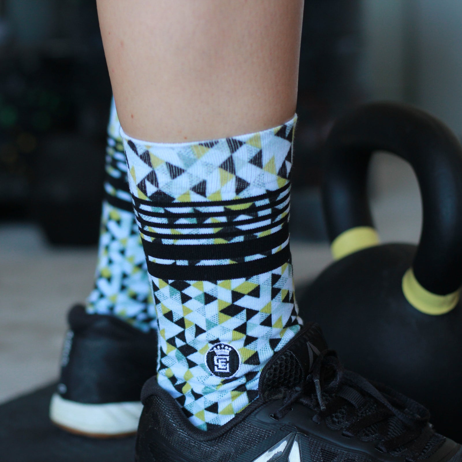 sweat socks gold diamonds