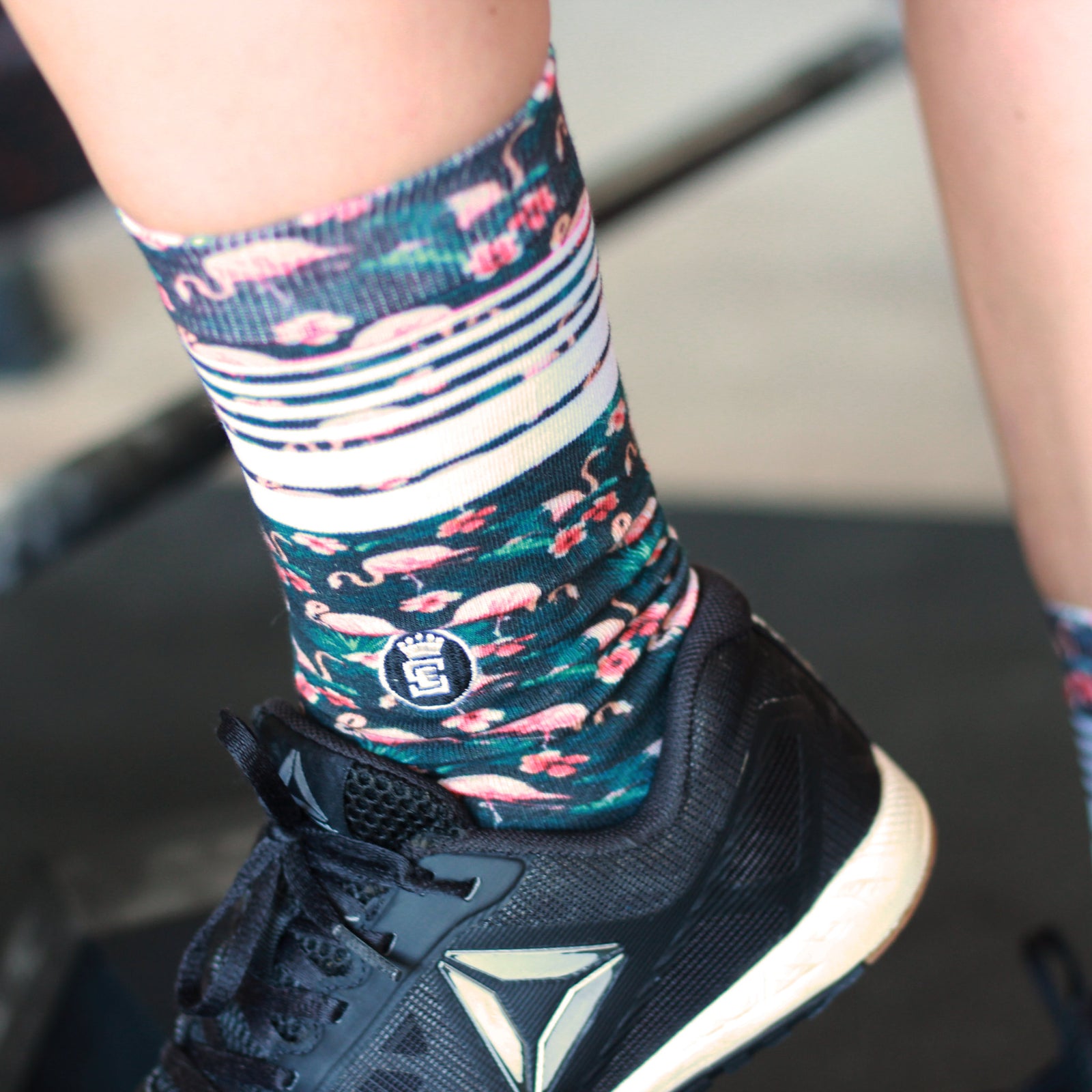 sweat socks flamingo flow