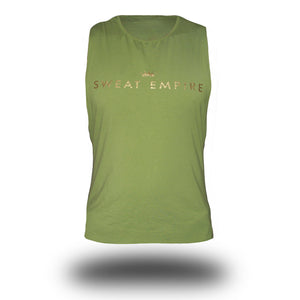 mens unlimited muscle green front