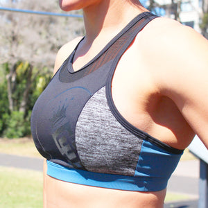 Static Blue Sports Crop